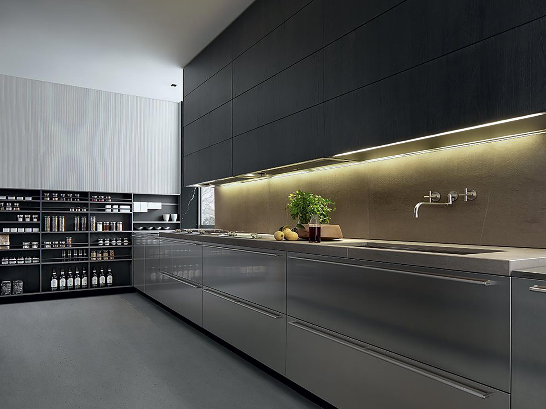 cucina lineare o con isola