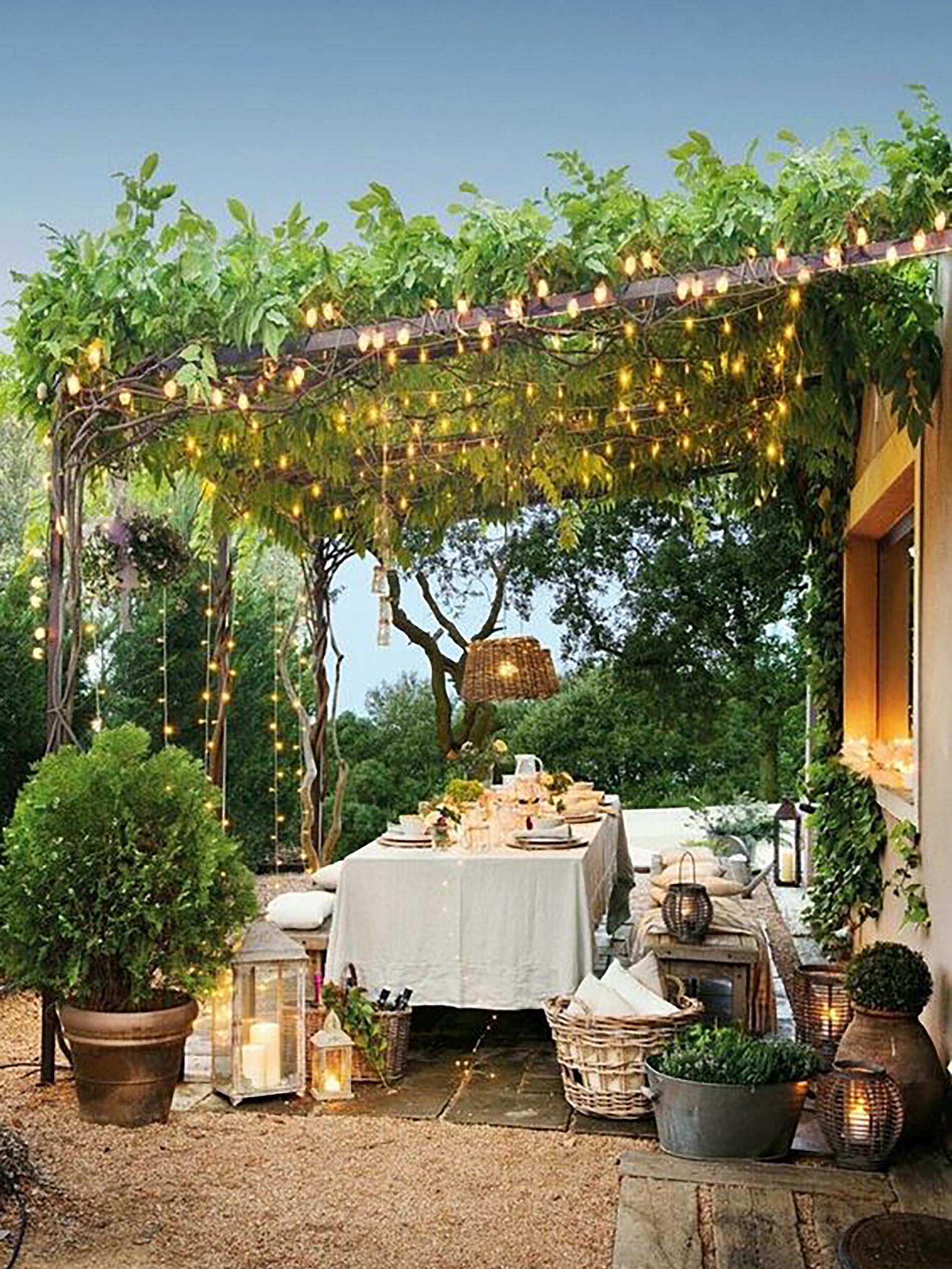 arredare il giardino d'estate