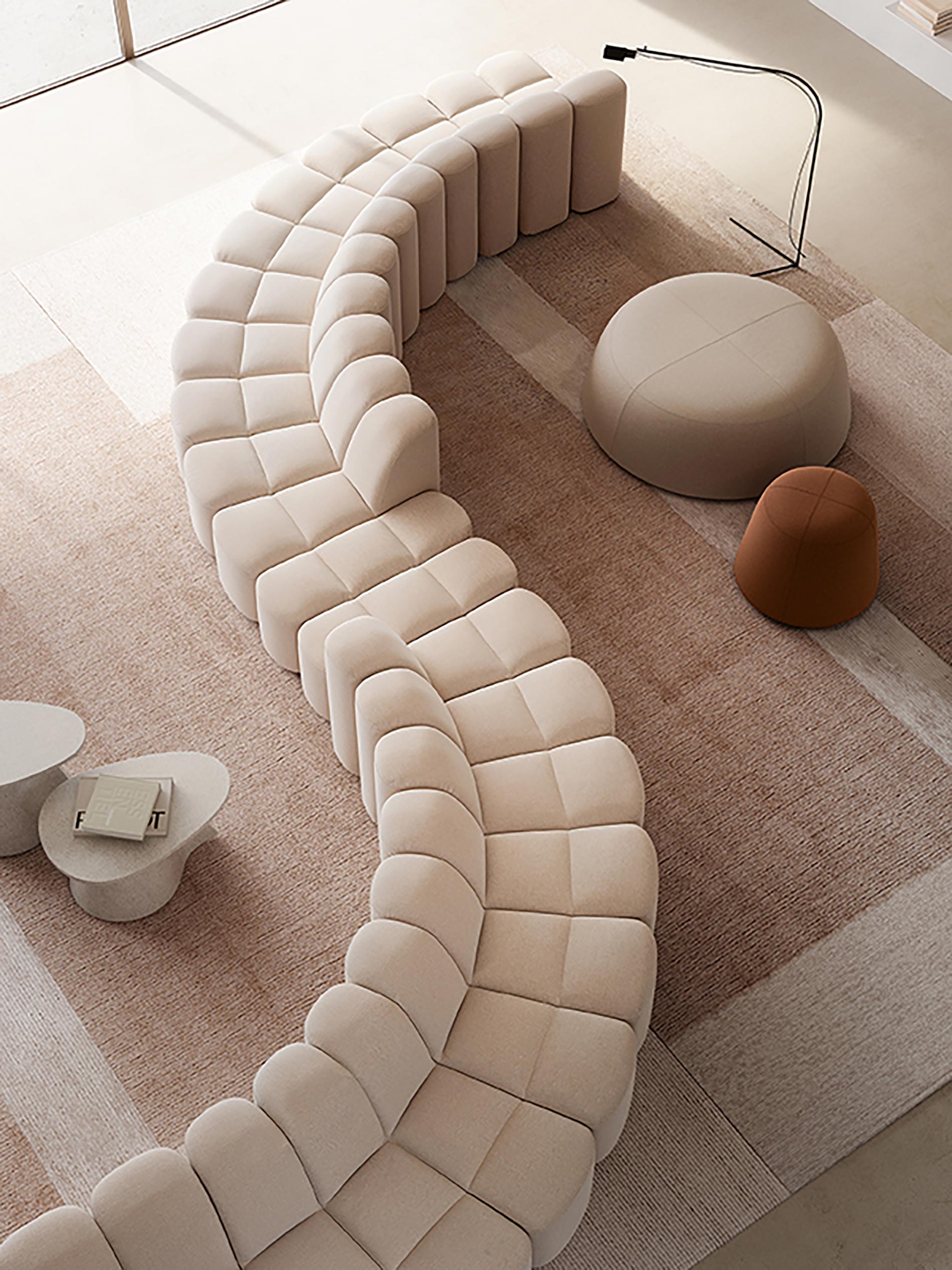 Array Mdf divano modulare a orgatec2024