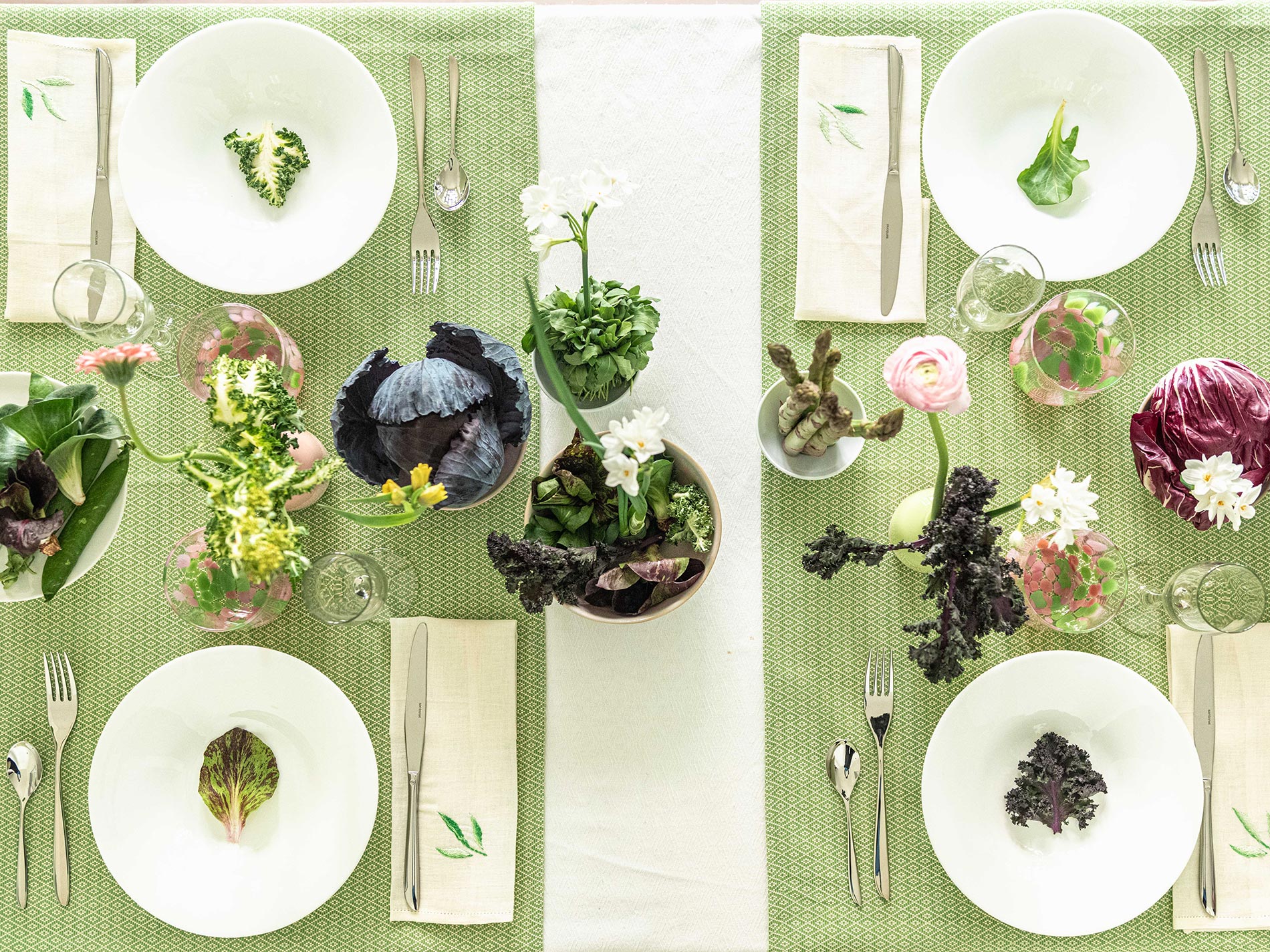tavola primaverile table setting