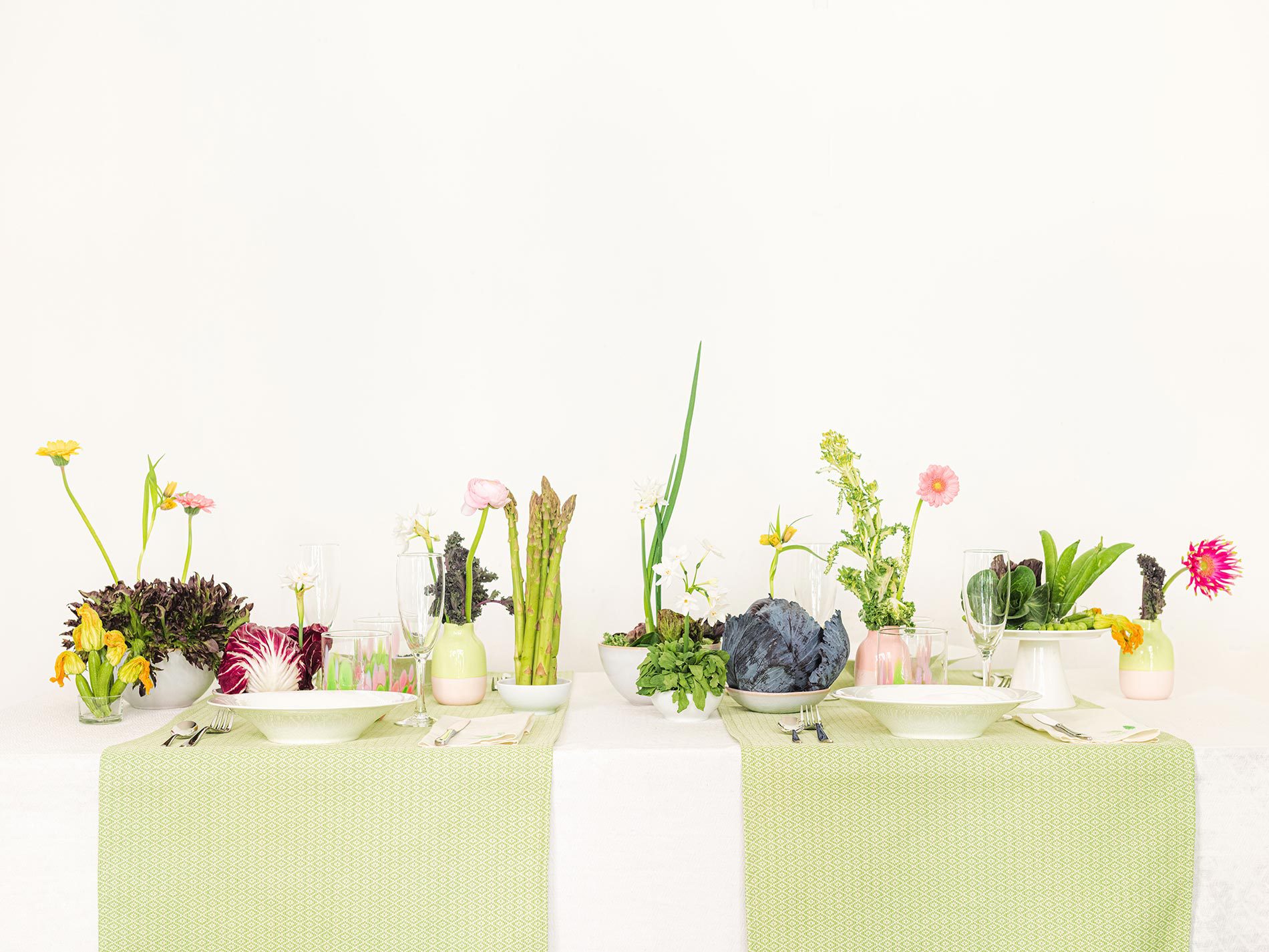 tavola primaverile table setting